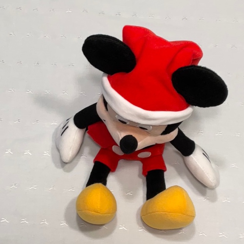 Mickey Mouse Santa Hat Plush Doll - Picture 2 of 7